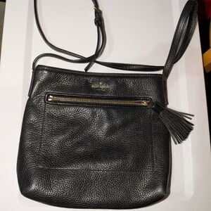 Kate Spade Black Pebbled Leather Crossbody Bag